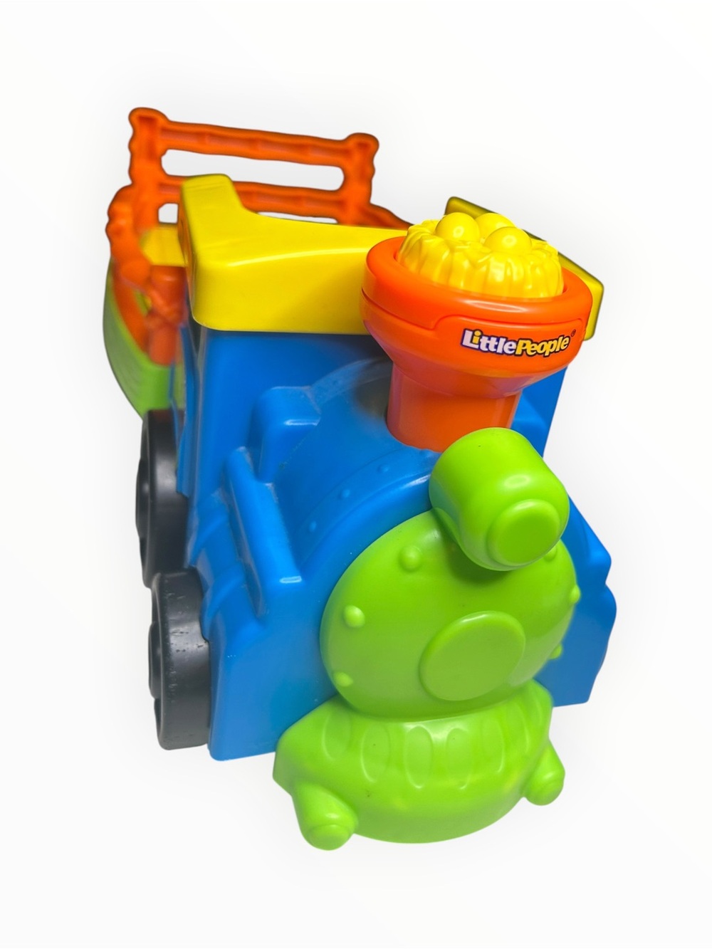 Fisher-Price Little People Bright Blue and Green Toy Train